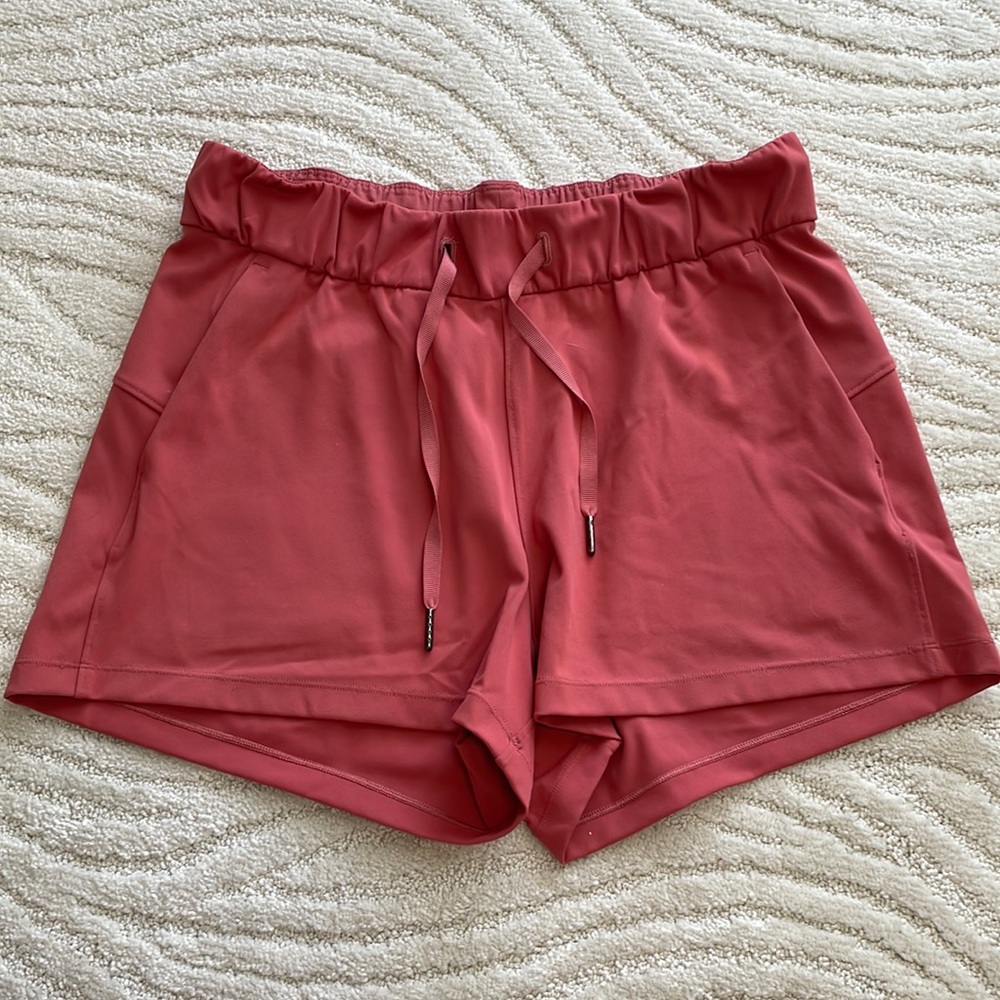 Pink Lululemon shorts